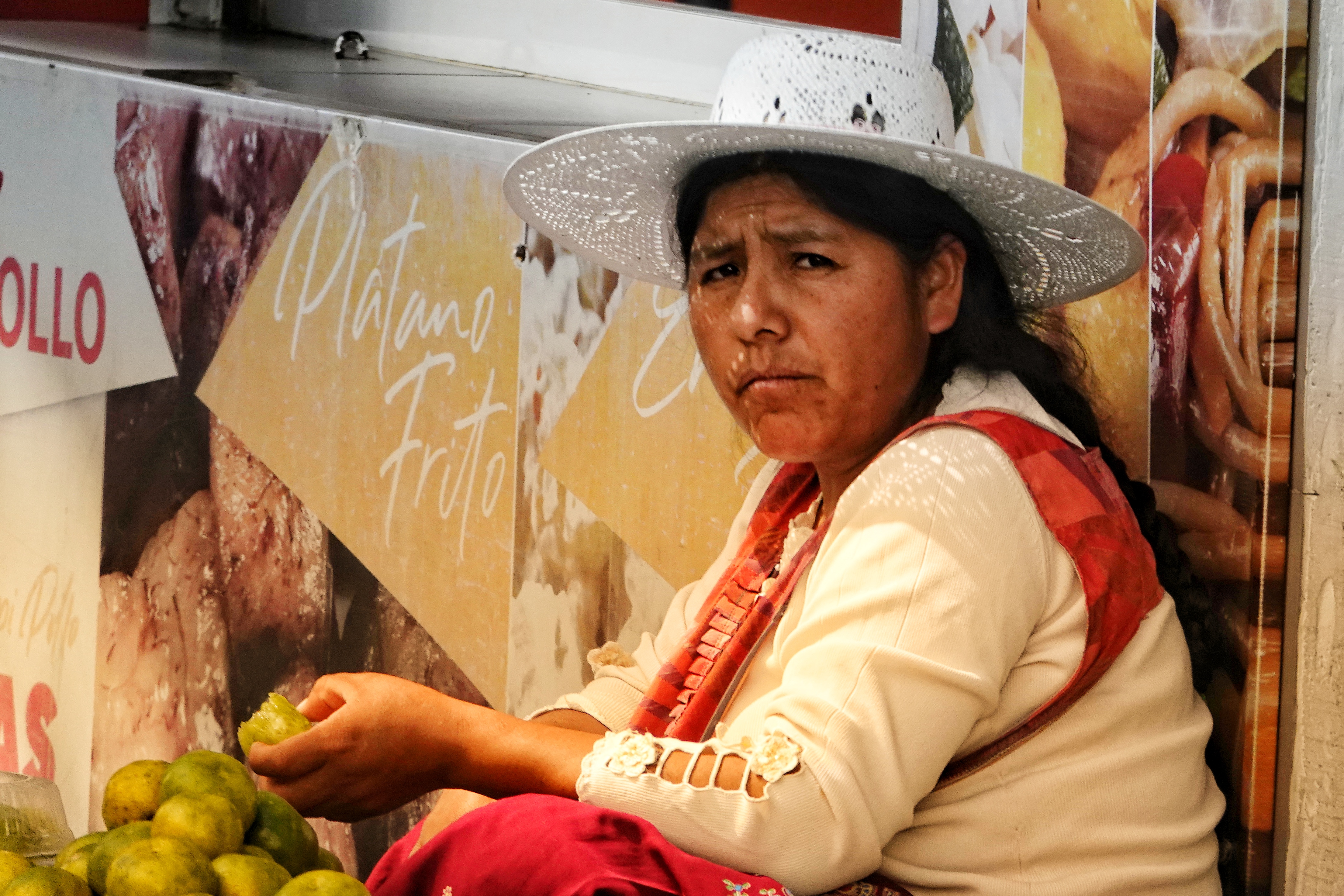 Marchande bolivienne